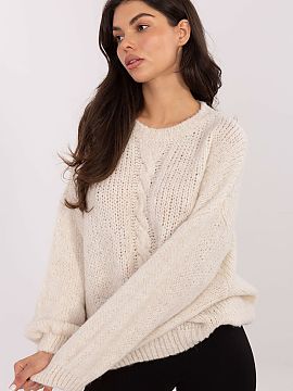 sweter Italy Moda  A loose women\'s sweater is the perfect choice for everyday styling and for work, when comfort and a fashionable, casual character matter. I