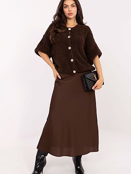 Long skirt Italy Moda  A long satin skirt with a high waist is an elegant and timeless proposition that will work well for everyday wear, for work, and for formal 