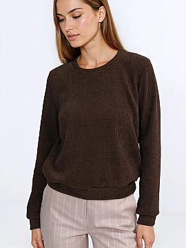 Sweatshirt Nife  This timeless sweatshirt is a must-have in every woman\'s wardrobe. Made of high-quality, soft ribbed knit, it provides comfort and ease of 