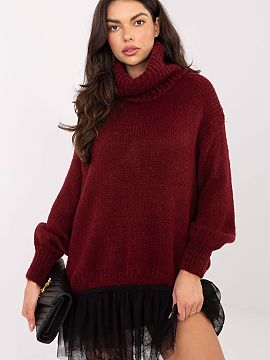 Turtleneck Factory Price  A loose women\'s sweater with a turtleneck is an ideal proposition for everyday, casual stylizations. Made of a blend of acrylic, mohair, an