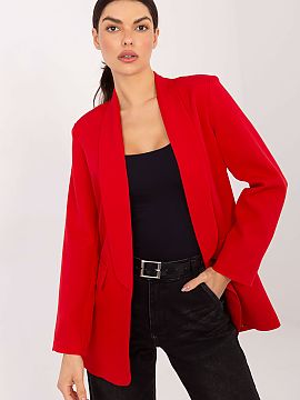 Jacket Italy Moda  Elegant women\'s blazer in a casual style, perfect for everyday occasions, work, and formal meetings. Made of high-quality polyester, it wil