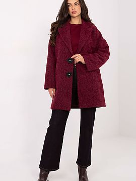 Coat Factory Price  This elegant, transitional women\'s coat is a stylish proposal for the autumn, winter and spring season. Made of polyester fabric with a var