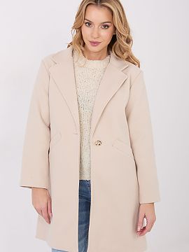 Coat Italy Moda  An elegant women\'s transitional coat is a stylish and versatile proposition perfect for autumn, winter, and spring. Its classic cut with la