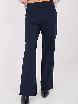 Women's pants Rue Paris  Stylish and comfortable women\'s wide leg pants, perfect for everyday wear and work. Made of a blend of viscose, nylon and elastane, they ar