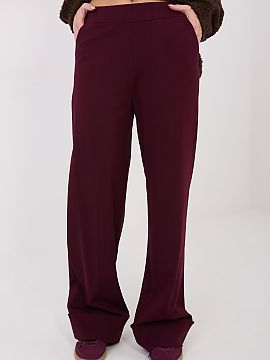 Women's pants Rue Paris  Stylish and comfortable women\'s wide leg pants, perfect for everyday wear and work. Made from a blend of viscose, nylon, and elastane, they