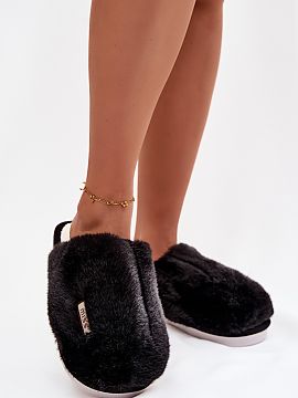 Slippers Step in style  Fur women\'s slippers are the perfect choice for cold, home evenings. The soft insole provides exceptional comfort and convenience with ever