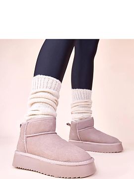 Snow boots Solea  Prepare for winter days with women\'s snow boots from the Gemre brand. Our gray snow boots made of natural suede Armona are a perfect choice