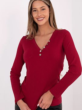 Bluzka Rue Paris  Stylish and comfortable blouse with a casual character, perfect for both everyday wear and work. Made of cotton with a touch of elastane, it