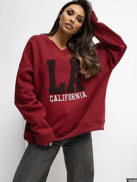 Sweatshirt Rue Paris  This women\'s casual blouse is the perfect choice for everyday wear for women who appreciate comfort combined with a subtle, stylish accent.