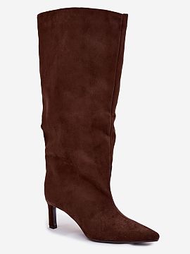 Heel boots Step in style