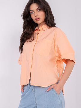Short sleeve shirt Sublevel  A casual women\'s shirt is the perfect everyday proposition for women who value comfort combined with timeless style. Made of high-quality c
