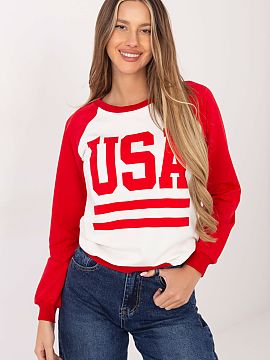 Sweatshirt Rue Paris  A women\'s casual style sweatshirt is a comfortable and fashionable proposition for everyday wear. Made of pleasant to the touch material, i