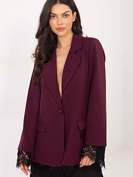 Jacket Italy Moda  An elegant women\'s blazer is a unique proposition for formal occasions and parties, perfect for women who appreciate style and striking det
