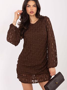 Short dress Italy Moda  The elegant lace mini dress is a perfect choice for women who want to emphasize their style and femininity. The model impresses with a varie