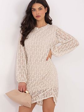 Short dress Italy Moda  The elegant lace mini dress is a perfect choice for women who want to emphasize their style and femininity. The model captivates with a vari
