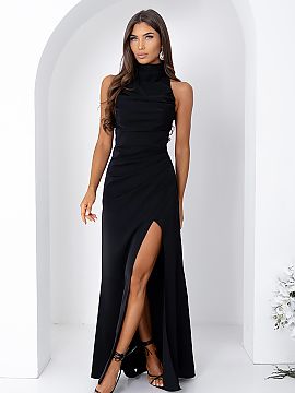Long gown With You  Elegant and sensual evening dress, created with the most special occasions in mind. The model captivates with a refined cut that beautifully