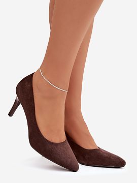 High heels Step in style  Classic women\'s high heels from the Sergio Leone brand are a choice that always remains in trend. The model impresses with an elegant line 