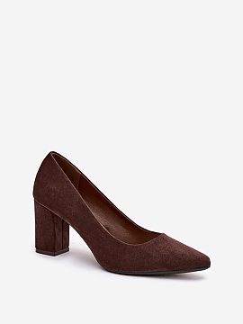 Block heel pumps Step in style