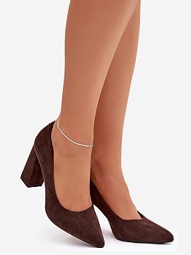 Block heel pumps Step in style