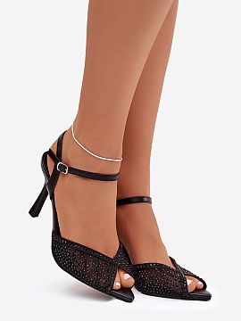 Heeled sandals Step in style  Evening high-heeled sandals for women are the perfect choice for special occasions when brightness and elegance matter. The slender heel sub