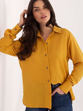 long sleeve shirt Lakerta  Classic women\'s shirt with a longer back is the perfect choice for women who value comfort and timeless style. The model is made of high-qu