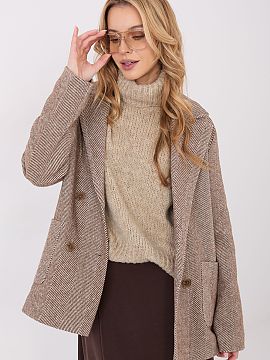 Jacket Lakerta  Women\'s casual blazer is a perfect combination of elegance and comfort, ideal for everyday wear and work in the autumn/winter season. The m
