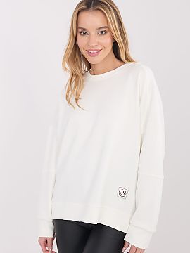 sweatshirt Rue Paris  Women\'s casual style sweatshirt is a comfortable and stylish proposition for everyday wear. Made of pleasant to the touch viscose with the 