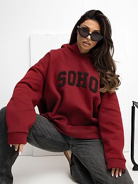 sweatshirt Rue Paris  Women\'s casual style sweatshirt is an ideal proposal for everyday wear, combining comfort with a fashionable look. Made of high-quality cot