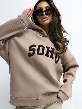 sweatshirt Rue Paris  Women\'s casual style sweatshirt is the perfect everyday option, combining comfort with a fashionable look. Made of high-quality cotton with