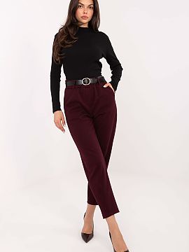 Women's pants Rue Paris  Elegant women\'s cigarette pants are a perfect choice for everyday wear and work. Made of high-quality polyester, they combine durability wi