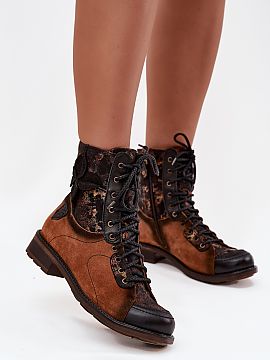 Botki Step in style  Women\'s ankle boots by Maciejka are a unique proposition for women who appreciate comfort and unconventional style. Made of natural leather
