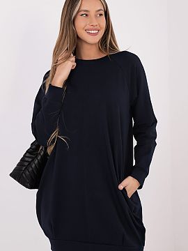 Daydress BFG  Sweatshirt dress with a simple cut is an ideal proposition for everyday wear. Made of high-quality cotton with elastane, it ensures comfort 