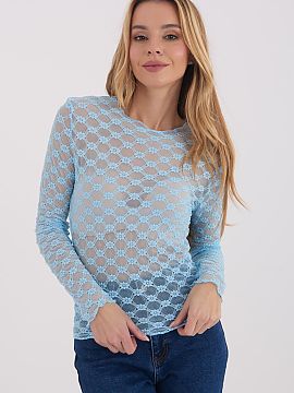 Bluzka Factory Price  Elegant, fitted lace blouse without lining is a unique proposition for women who appreciate style and subtle sensuality. Made of delicate ma