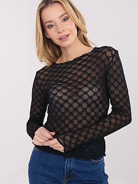 Bluzka Factory Price  Elegant, fitted lace blouse without lining is an exceptional proposal for women who appreciate style and subtle sensuality. Made of delicate