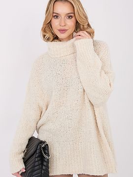 golf Factory Price  Women\'s boucle sweater with a turtleneck is a stylish and comfortable option for everyday styling. The characteristic looped structure of t