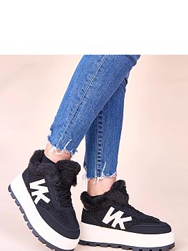 Sport Shoes Solea  Discover unique black sneakers lined with fur from Nicha, which perfectly combine style and functionality. These sneakers are the ideal choi