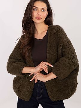 Cardigan Italy Moda  Stylish cardigan without fastening in the form of a light cloak is a perfect choice for everyday stylizations and work. Its casual character