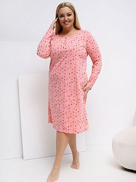 Plus Size Nightgown Forever Pink