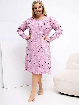 Plus Size Nightgown Forever Pink