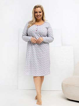 Plus Size Nightgown Forever Pink