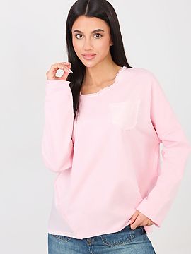 Bluzka Factory Price  Casual blouse with a daily character, combining comfort with subtle, decorative details. Made of soft cotton with elastane, it ensures weari