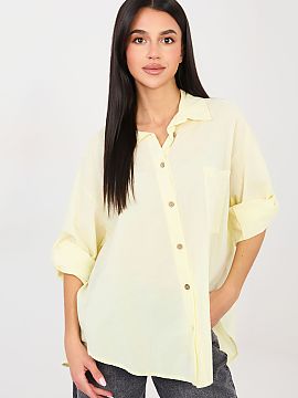 long sleeve shirt Factory Price  Casual women\'s shirt with a classic, everyday character, combining comfort with subtle details. Made of soft cotton, it ensures comfort and