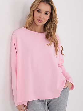 Bluzka Factory Price  Casual blouse with a loose oversized cut, combining comfort with modern style. Made of a soft blend of cotton and polyester, it provides com