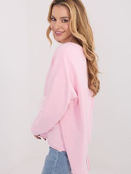 Bluzka Factory Price  Casual blouse with everyday character, combining comfort with a subtle, feminine touch. Made of a soft blend of cotton and polyester, it pro