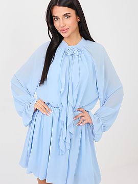 Formal dress Rue Paris  This flared cocktail dress is a proposal for women who like to look elegant and classy. Made of high-quality polyester, viscose, and elastan