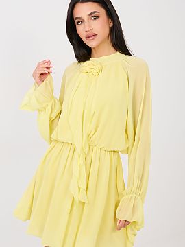 Formal dress Rue Paris  This flared cocktail dress is a proposal for women who like to look elegant and classy. Made of high-quality polyester, viscose, and elastan