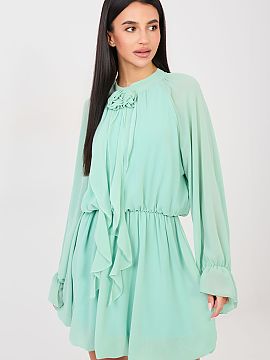 Formal dress Rue Paris  This flared cocktail dress is a proposal for women who like to look elegant and classy. Made of high-quality polyester, viscose and elastane