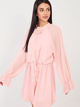 Formal dress Rue Paris  This flared cocktail dress is a proposal for women who like to look elegant and classy. Made of high-quality blend of polyester, viscose, an