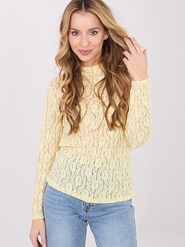 Bluzka Italy Moda  An elegant lace women\'s blouse is a stylish proposal that will work perfectly for work, as well as for formal and party occasions. The subt