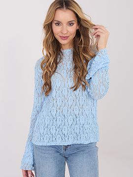 Bluzka Italy Moda  Elegant, fitted lace blouse is a unique model that will work perfectly for formal occasions, parties, and stylish work outfits. Made of high